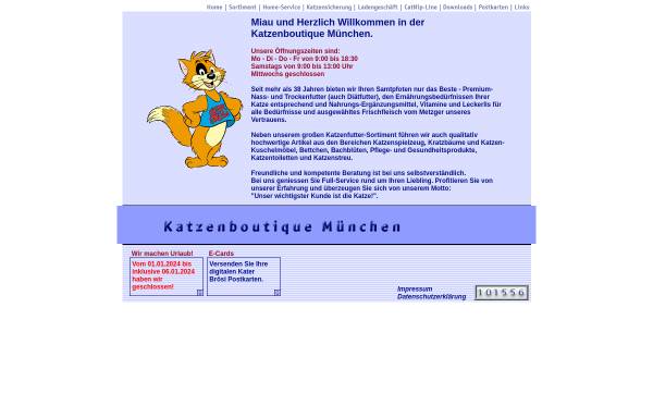 Vorschau von www.kater-broesi.de, Katzenboutique München