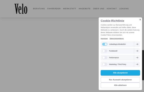 Vorschau von www.velo-am-ostbahnhof.de, Velo am Ostbahnhof GmbH