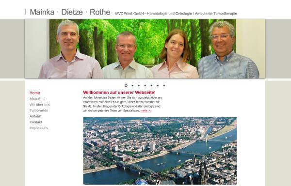 Vorschau von www.mainkadietze.de, Dieter H. Mainka & Dr. med. Lutz Dietze, Praxis für Hämatologie und Onkologie