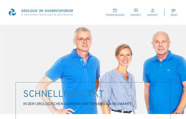Dr. Eckulf Müller, Dr. Giesela Feinen und Thomas Hesse, Gemeinschaftspraxis für Urologie