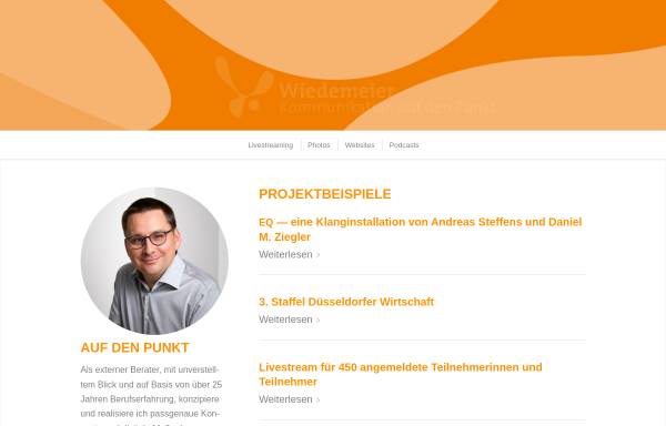 Vorschau von www.wiedemeier-kommunikation.de, Wiedemeier Kommunikation GmbH