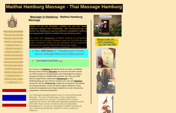 Vorschau von www.massage-hamburg.info, Maithai Massage