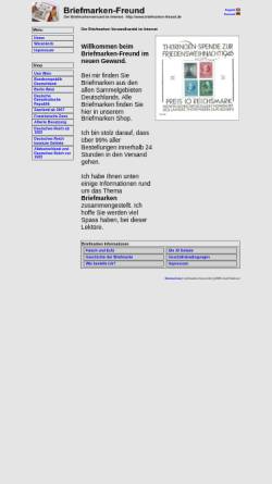 Vorschau der mobilen Webseite www.briefmarken-freund.de, Briefmarken-Freund, Inh. Josef Daebner