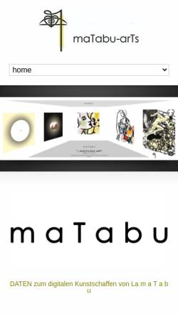 Vorschau der mobilen Webseite www.matabu-arts.com, Tanner-Bürki, Margrit