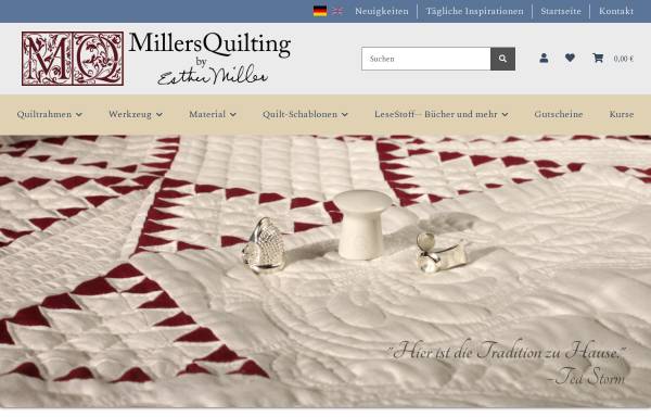 Vorschau von www.millersquilting.de, Quilten mit Esther Miller