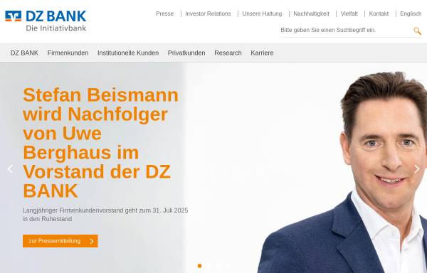 Vorschau von www.dzbank.de, DZ Bank