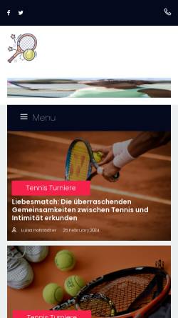 Vorschau der mobilen Webseite www.tennis-treff-da.de, Tennis-Treff Darmstadt