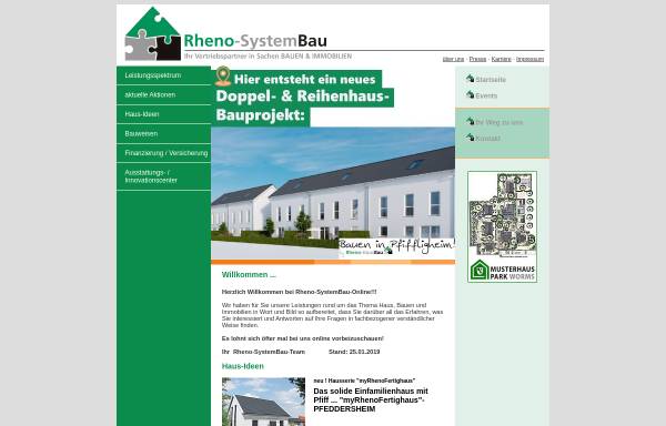 Vorschau von www.rheno-systembau.de, Rheno-SystemBau GmbH