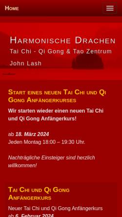 Vorschau der mobilen Webseite www.tai-chi.ch, Harmonischer Drachen