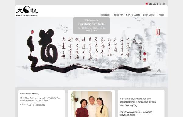 Vorschau von www.taiji-bai.at, Taijistudio Familie Bai
