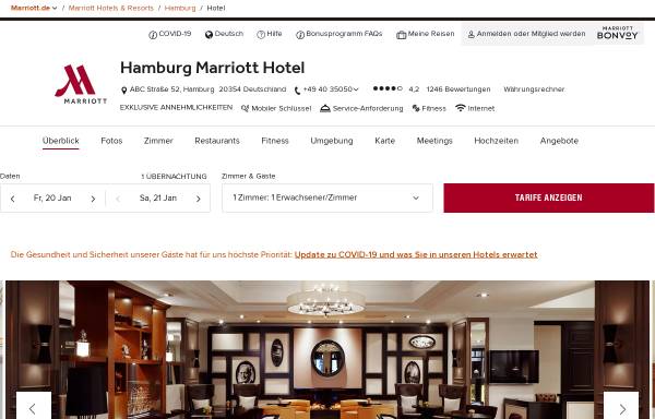 Vorschau von www.marriott.de, Marriott Deutschland Hotel