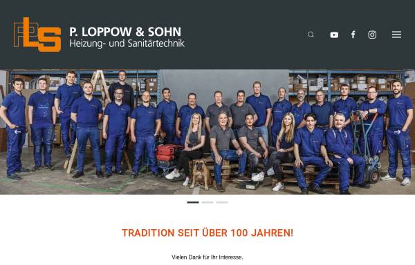 Vorschau von www.loppow.de, Loppow und Sohn Heizungstechnik