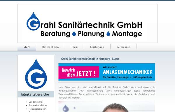 Vorschau von www.michael-grahl.de, Michael Grahl Sanitärtechnik