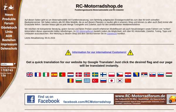 Vorschau von www.rc-motorradshop.de, RC-Motorradshop - Gregor Schinner