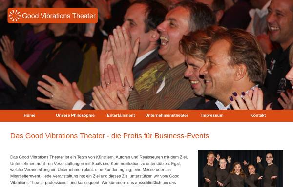 Vorschau von www.good-vibrations-theater.de, Good Vibrations Theater