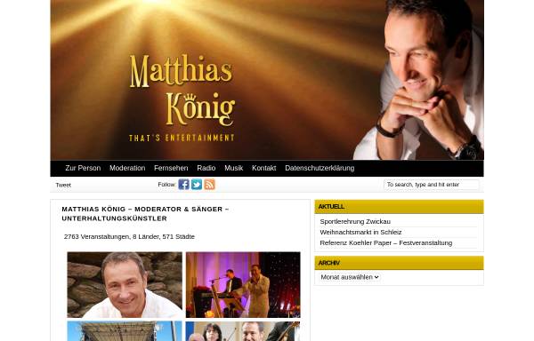 Vorschau von www.koenig-entertainment.de, König, Matthias