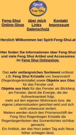 Vorschau der mobilen Webseite www.spirit-feng-shui.at, Spirit Feng Shui, Yvonne Brugger