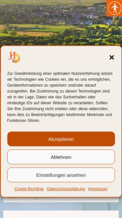 Vorschau der mobilen Webseite www.blindheim.de, Blenheim-Palace