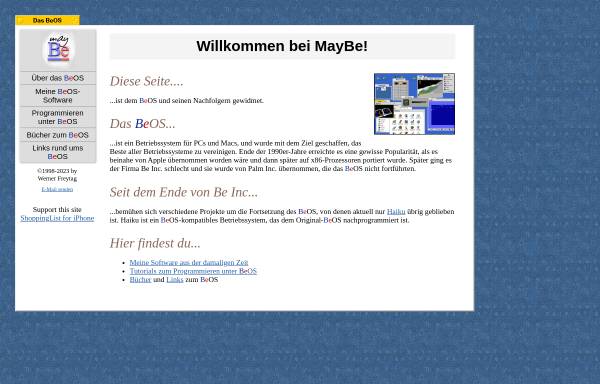 Vorschau von www.maybe.de, MayBe