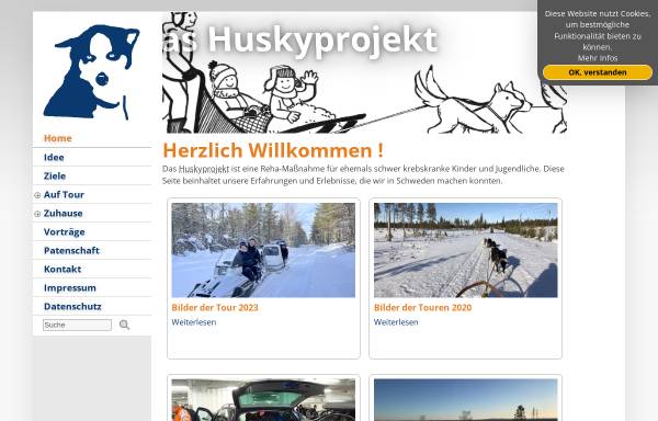 Vorschau von www.huskyprojekt.de, Das Huskyprojekt