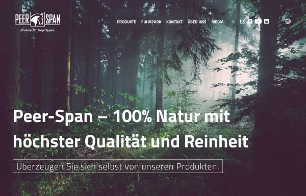 Vorschau von www.peer-span.de, Peer-Span GmbH