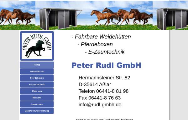 Vorschau von www.rudl-gmbh.de, Peter Rudl GmbH
