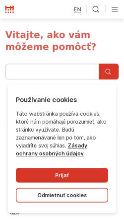 Vorschau der mobilen Webseite www.bratislava.sk, Bratislava - Offizielle Website