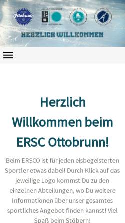 Vorschau der mobilen Webseite www.ersc-ottobrunn.de, Eis- und Rollsportclub Ottobrunn