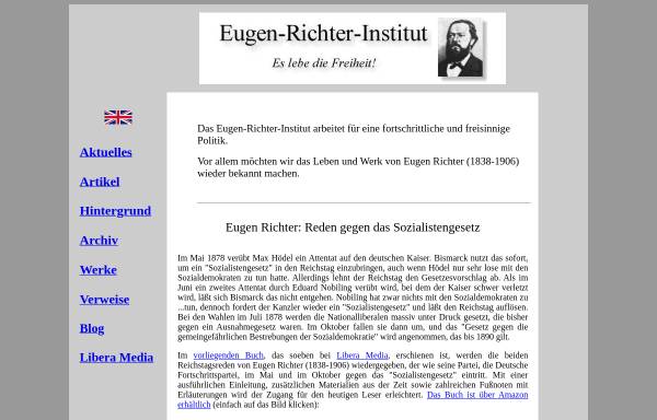 Vorschau von www.eugen-richter.de, Eugen-Richter-Institut