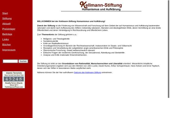 Vorschau von www.kellmann-stiftung.de, Kellmann-Stiftung