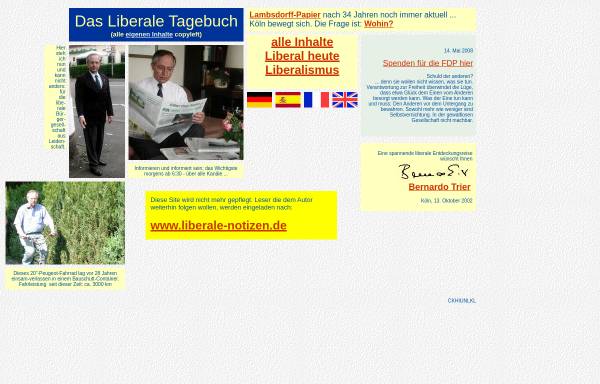 Vorschau von www.dr-trier.de, Das Liberale Tagebuch