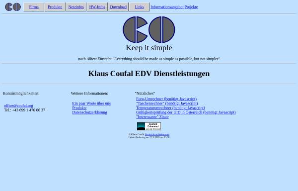 Klaus Coufal - EDV Dienstleistungen