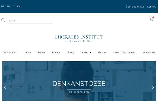 Vorschau von www.libinst.ch, Liberales Institut Schweiz