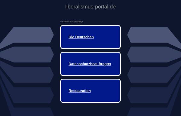 Vorschau von www.liberalismus-portal.de, Liberalismus Portal