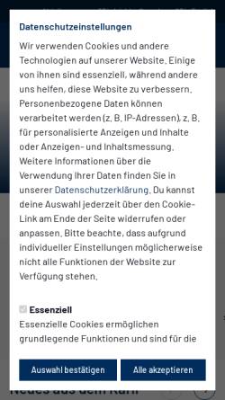 Vorschau der mobilen Webseite www.babelsberg03.de, SV Babelsberg 03