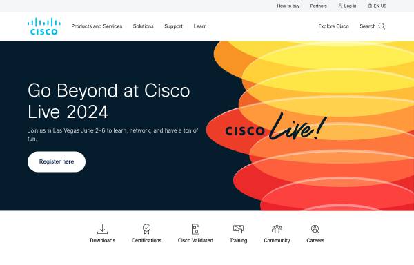 Vorschau von www.cisco.com, Cisco Systems