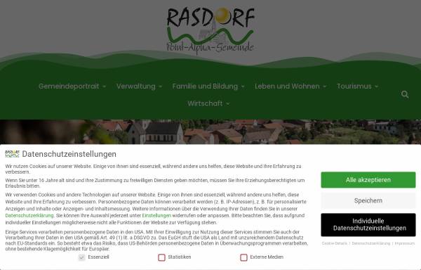 Vorschau von rasdorf.de, Rasdorf
