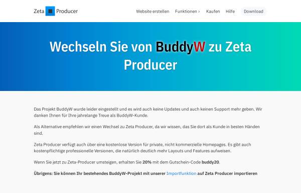 Vorschau von www.buddyw.de, BuddyW