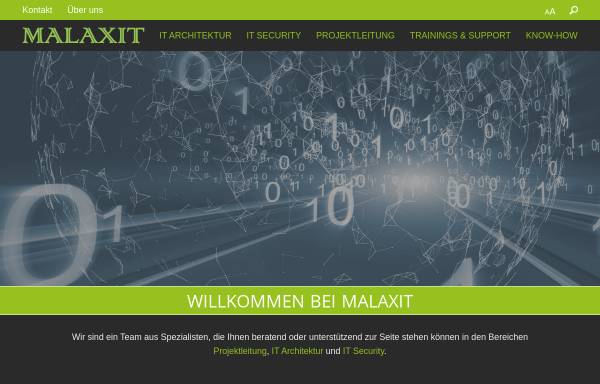 Vorschau von www.malaxit.ch, Malaxit AG