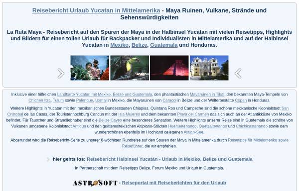 Vorschau von astrosoft.de, La Ruta Maya
