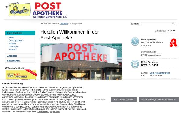 Vorschau von www.postapo-lu.de, Post Apotheke
