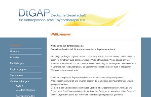 Vorschau von www.anthroposophische-psychotherapie.de, Anthroposophische Psychotherapie