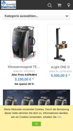 Vorschau der mobilen Webseite www.eichstaedt-elektronik.de, Eichstädt Elektronik, Dipl. Ing. Dominic Eichstädt