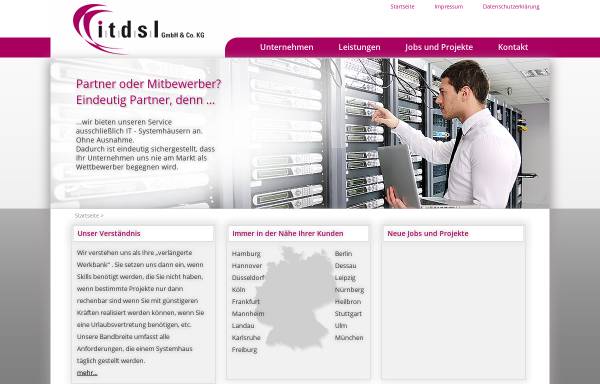 Vorschau von www.itdsl.de, Monika Mezger - IT-Dienstleistungen