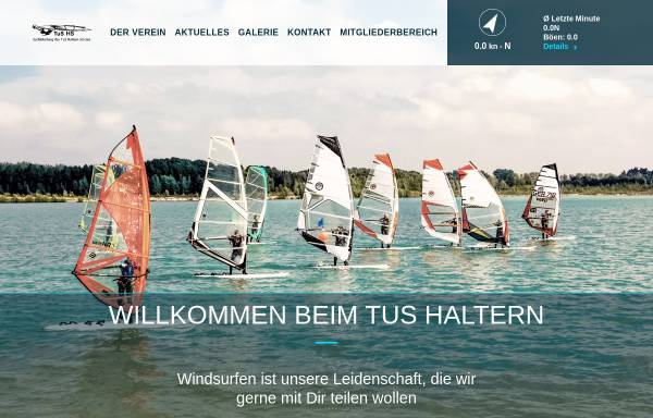 Vorschau von www.tushs.de, Surfabteilung des TuS Haltern e.V.