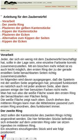Vorschau der mobilen Webseite home.rhein-zeitung.de, Rubiks Magic