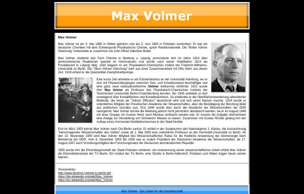 Volmer, Max