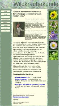 Vorschau der mobilen Webseite www.wildkraeuterkunde.de, Wildkräuterkunde