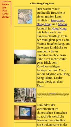 Vorschau der mobilen Webseite www.ingo-untiedt.de, Bilder China/Hong Kong 1998 [Ingo Untiedt]