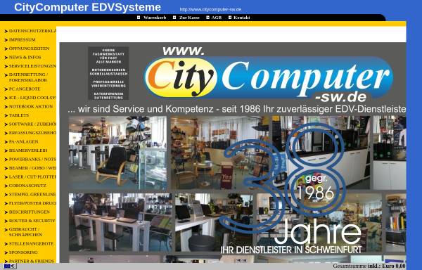 Vorschau von www.citycomputer-sw.de, NetzMerlin EDV Systemhaus